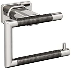 Badeværelsesudstyr | Bh26617Pngm | Poleret Nikkel/Gunmetal Enkelt Post Toiletpapirholder | 5-7/8 Tommer (149 Mm) Længde Toiletpapirholder | Esquire | Badeværelsespapirholder | Badeværelsesudstyr | Badeværelsestilbehør Badeværelsesudstyr Badeværelsesudstyr