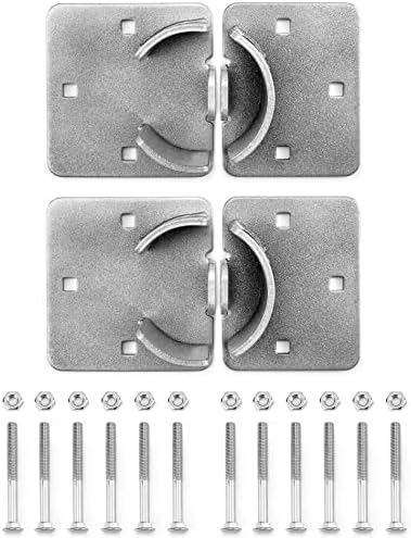 Låse og hængsler | Heavy Duty Puck Lock og Hasp, 2-pakning Høj Sikkerhed Stål Skjult Bøjlelås Med Nøgler Til Lastbiler, Porte, Varevogne Og Salgsautomater Hardware Låse og hængsler