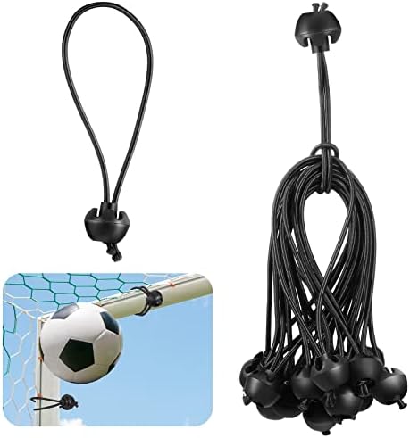 Presenninger & Surringer | 2 stk. fodbold bungee reb med bolde 5,9 tommer bungee stropper tarp bungee med bolde sports erstatning fodbold rebounder mål bungee canopy stødreb til fodboldtræning fodboldmål camping telt Hardware Presenninger & Surringer