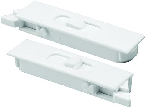 Vinduesbeslag | F 2749 Tilt Latch Par, Hvid Plastkonstruktion, Fjedermekanisme, Snap-In (1 Par) Hardware Vinduesbeslag